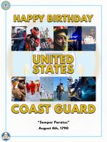 Image of United States Coast Guard Birthday Poster