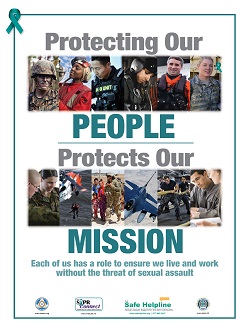 Sexual Assault Prevention and Response Protecting Our People Protects Our Mission Poster