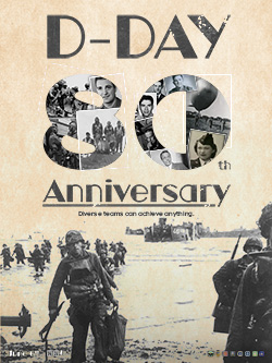80th D-Day Anniversary Poster Version 2
