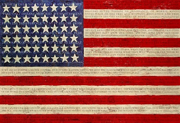 Poster July Series American Flag